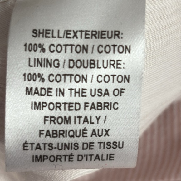 Milly Slim Shift Pinstripe Italian Fabric Seersucker Dress in Pink- NEW - Size 6 - Picture 9 of 10